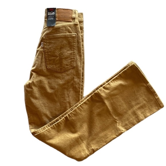 Levi's Pants - Levi’s Ribcage Bootcut High Rise Tan Corduroy Pants. NWT 27” X 33”.